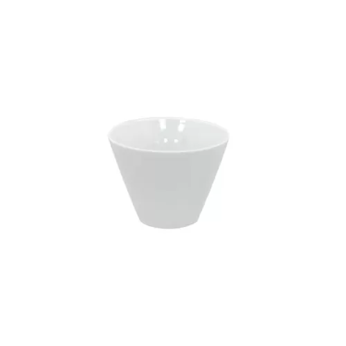 Superwhite Porcelain Round Flair Bowl 12cm 4.75in - pack size 6