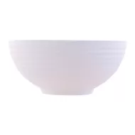 Mirage Fusion Melamine White Round Embossed Bowl 16cm - pack size 6