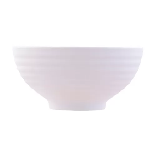 Mirage Fusion Melamine White Round Embossed Bowl 11.5cm - pack size 6