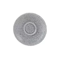 Artisan Kernow Vitrified Stoneware Grey Round Espresso Saucer 11.5cm - pack size 6