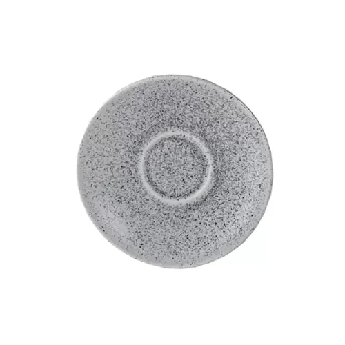 Artisan Kernow Vitrified Stoneware Grey Round Espresso Saucer 11.5cm - pack size 6