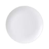 Wedgwood Connaught Bone China White Round Coupe Plate 27cm - pack size 4