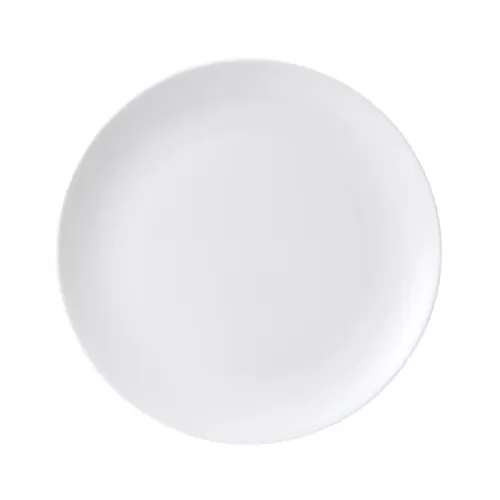 Wedgwood Connaught Bone China White Round Coupe Plate 17cm - pack size 4
