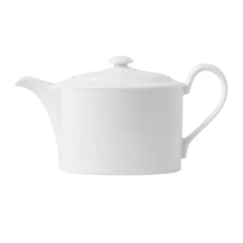 Wedgwood Connaught Bone China White Delphi Teapot 40cl 14oz - pack size 1
