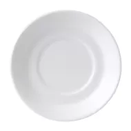 Wedgwood Connaught Bone China White Round Delphi Saucer 11.5cm - pack size 4