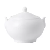 Wedgwood Connaught Bone China White 146 Large Covered Sugar Pot 11cm - pack size 1