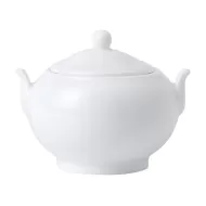 Wedgwood Connaught Bone China White 146 Small Covered Sugar Pot 9cm - pack size 1