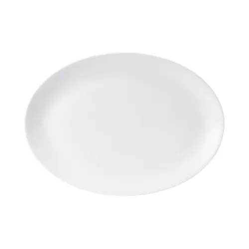 Wedgwood Connaught Bone China White Oval Platter 22.7x16.5 cm - pack size 1