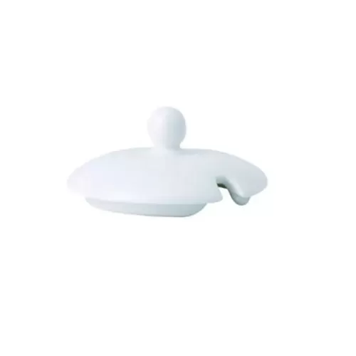 Wedgwood Connaught Bone China White Round Cover For Jam Dish BP974 - pack size 4