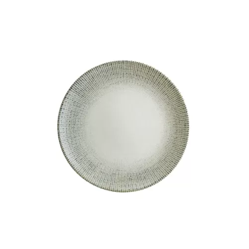 Bonna Sway Porcelain Gourmet Round Flat Plate 27cm - pack size 12