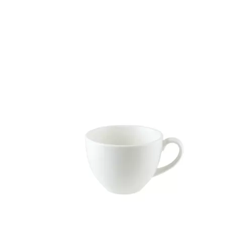 Bonna Sway Porcelain Matt White Rita Coffee Cup 23cl - pack size 6
