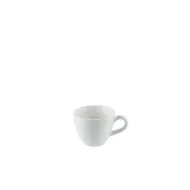 Bonna Sway Porcelain Matt White Rita Coffee Cup 8cl - pack size 6