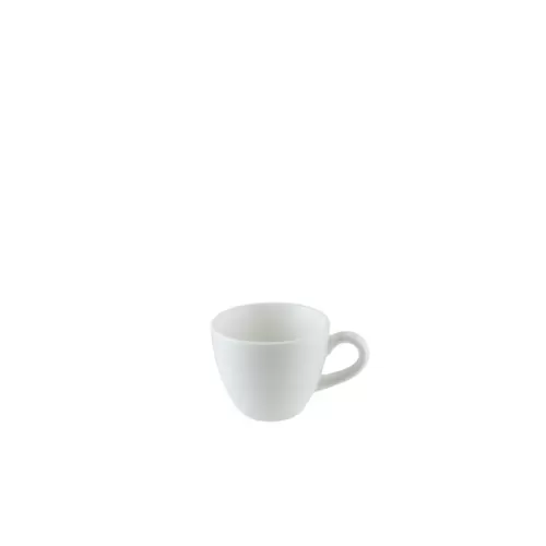 Bonna Sway Porcelain Matt White Rita Coffee Cup 8cl - pack size 6