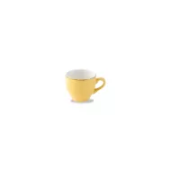 Churchill Stonecast Vitrified Porcelain Mustard Seed Espresso Cup 10cl 3.5oz - pack size 12