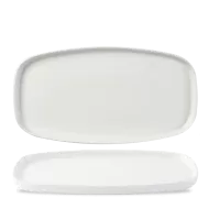 Churchill Whiteware Vitrified Porcelain Walled Oblong Plate 30x15.4cm - pack size 12