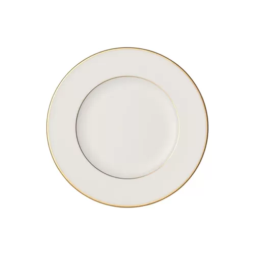 Villeroy & Boch Signature Anmut Gold Bone China Round Bread & Butter Plate 16cm - pack size 6