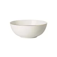 Villeroy & Boch Signature Anmut Gold Bone China Round Salad Bowl 23cm - pack size 1