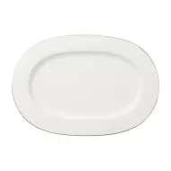 Villeroy & Boch Anmut Platinum Bone China Oval Platter 41cm - pack size 1
