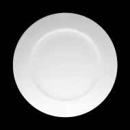 Crème Cézanne Vitrified Porcelain White Round Plate 24cm - pack size 12