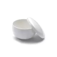 Elia Glacier Bone China White Rice Bowl Lid 12cm - pack size 6
