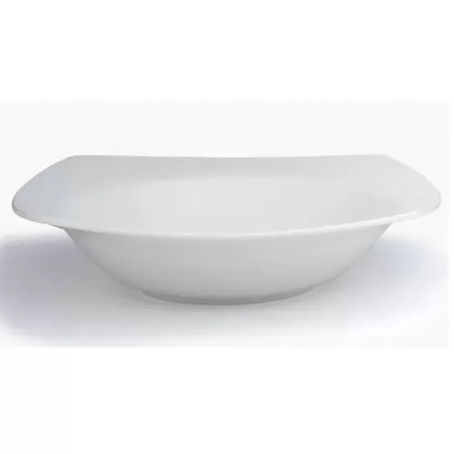 Elia Glacier Bone China Rimmed Square Pasta Bowl 85cl - pack size 6