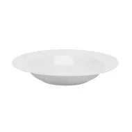 Elia Miravell Bone China White Round Rimmed Pasta Bowl 24cm - pack size 6
