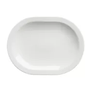 Elia Miravell Bone China White Oval Plate 33.5cm - pack size 1