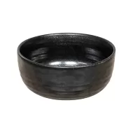 Artisan Andromeda Vitrified Stoneware Black Round Bowl 12cm - pack size 6