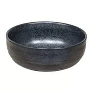 Artisan Andromeda Vitrified Stoneware Black Round Bowl 15cm - pack size 6