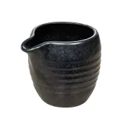 Artisan Andromeda Vitrified Stoneware Black Jug 2.5oz - pack size 6