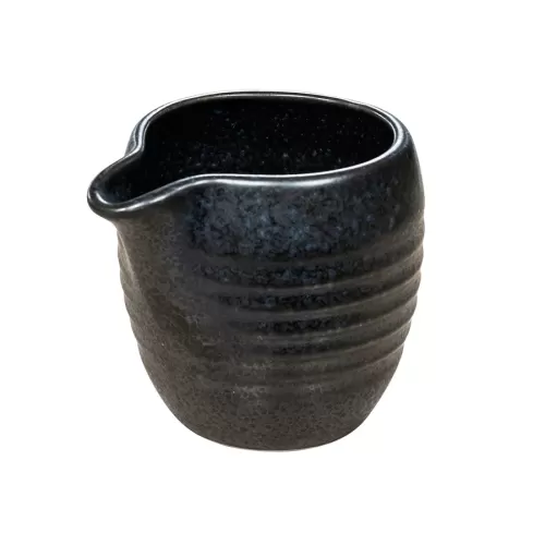 Artisan Andromeda Vitrified Stoneware Black Jug 2.5oz - pack size 6
