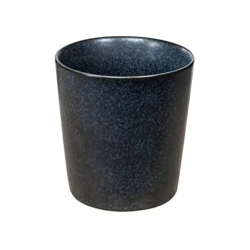 Artisan Andromeda Vitrified Stoneware Black Round Chip Pot 10oz - pack size 6