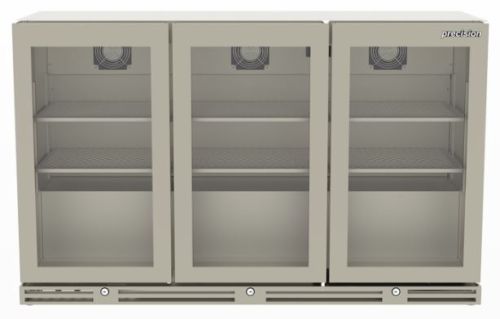 Precision Stainless Steel Triple Door Bottle Cooler