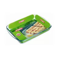 Dish Clear Glass Oblong 40cm - pack size 1