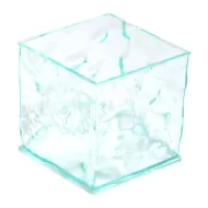 Glazz Cube 18CL 57X57X55MM GRN PK100 - pack size 1