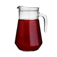 Glacial Glass Plain Lip Jug 1.5 Litre 2.5 Pint - pack size 1
