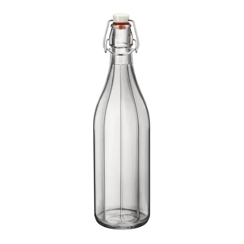 Bormioli Rocco Oxford Glass Swing Top Bottle 1L - pack size 6