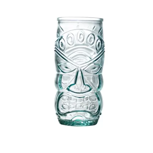 Glacial Eco Recycled Tiki Glass 55cl 19.3oz - pack size 6