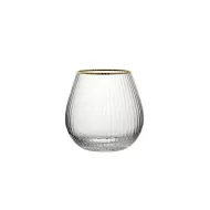Utopia Hayworth Stemless Gin Glass With Gold Rim 22oz 65cl - pack size 6