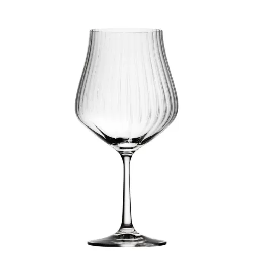 Utopia Tulipa Optic Crystal Red Wine Glass 23.25oz 66cl - pack size 6