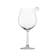 Glacial Coral Crystal Burgundy Wine Glass 26.5oz 75cl - pack size 6