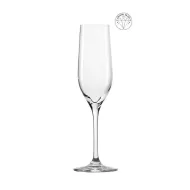 Glacial Coral Crystal Flute Glass 6.5oz 18.5cl - pack size 6