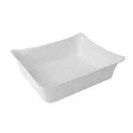 Fleur Crock Melamine White 1/2 Size Gastronorm - pack size 1