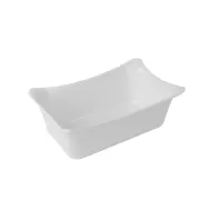 Fleur Crock Melamine White 1/4 Size Gastronorm - pack size 1