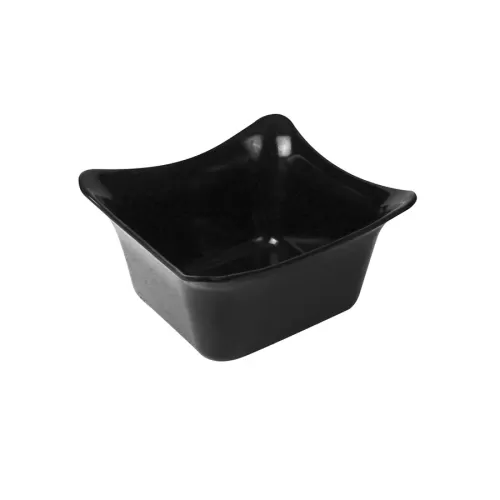 Fleur Crock Melamine Black 1/6 Size Gastronorm - pack size 1