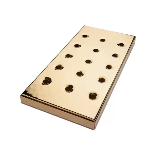 Lockhart Brass Rectangular Drainer & Drip Tray - pack size 1