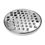 Beaumont Drainer & Drip Tray Silver Round - pack size 1