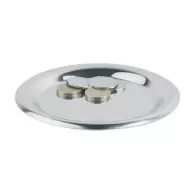Bill Presenter & Tip Coaster Stainless Steel Round 14cm - pack size 1