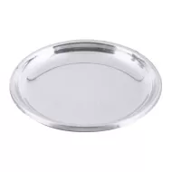 Bill Presenter & Tip Coaster Stainless Steel Round 14cm - pack size 1