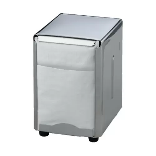 Serviette Dispenser Stainless Steel 14.5xx 9.5cm - pack size 1